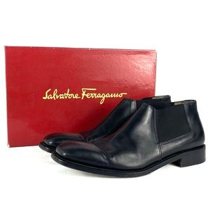 Ferragamo | Mens Italian Leather Dress Boot 10